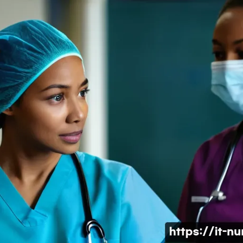 응급실 간호사 업무 사례 - **Prompt 1: The Urgent Decision-Maker**
    A highly competent female emergency room nurse, of diver...