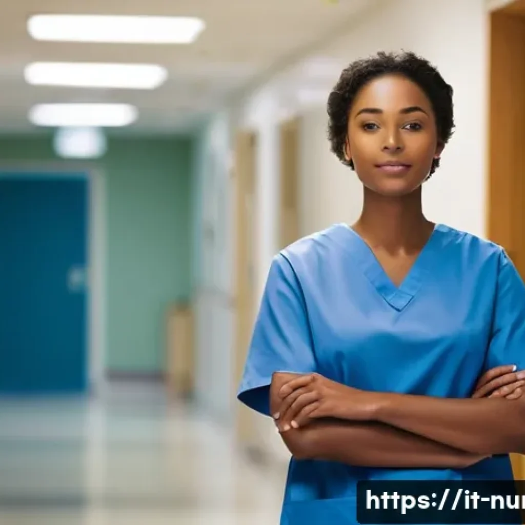 간호사의 건강 유지 비법 - **Prompt:** A serene and calm female nurse, appearing to be in her late 20s to early 30s, takes a de...