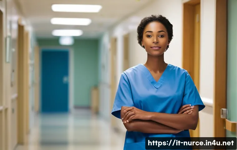 간호사의 건강 유지 비법 - **Prompt:** A serene and calm female nurse, appearing to be in her late 20s to early 30s, takes a de...